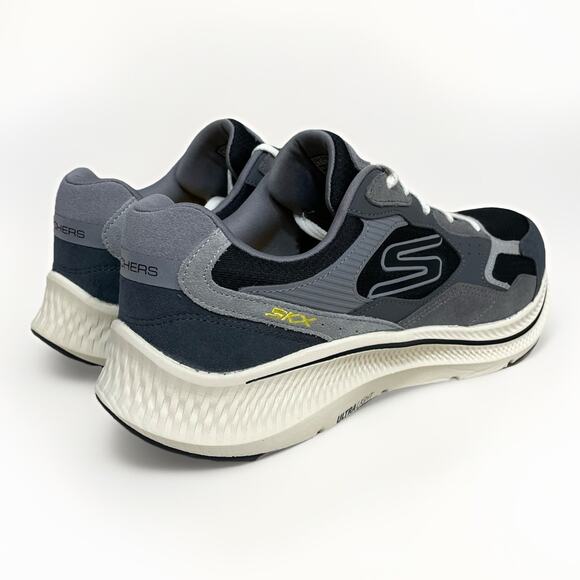 Skechers GO RUN Consistent 2.0 Size 11.5 Men Ultra Light Retro Runner Gray Black - Picture 6 of 9